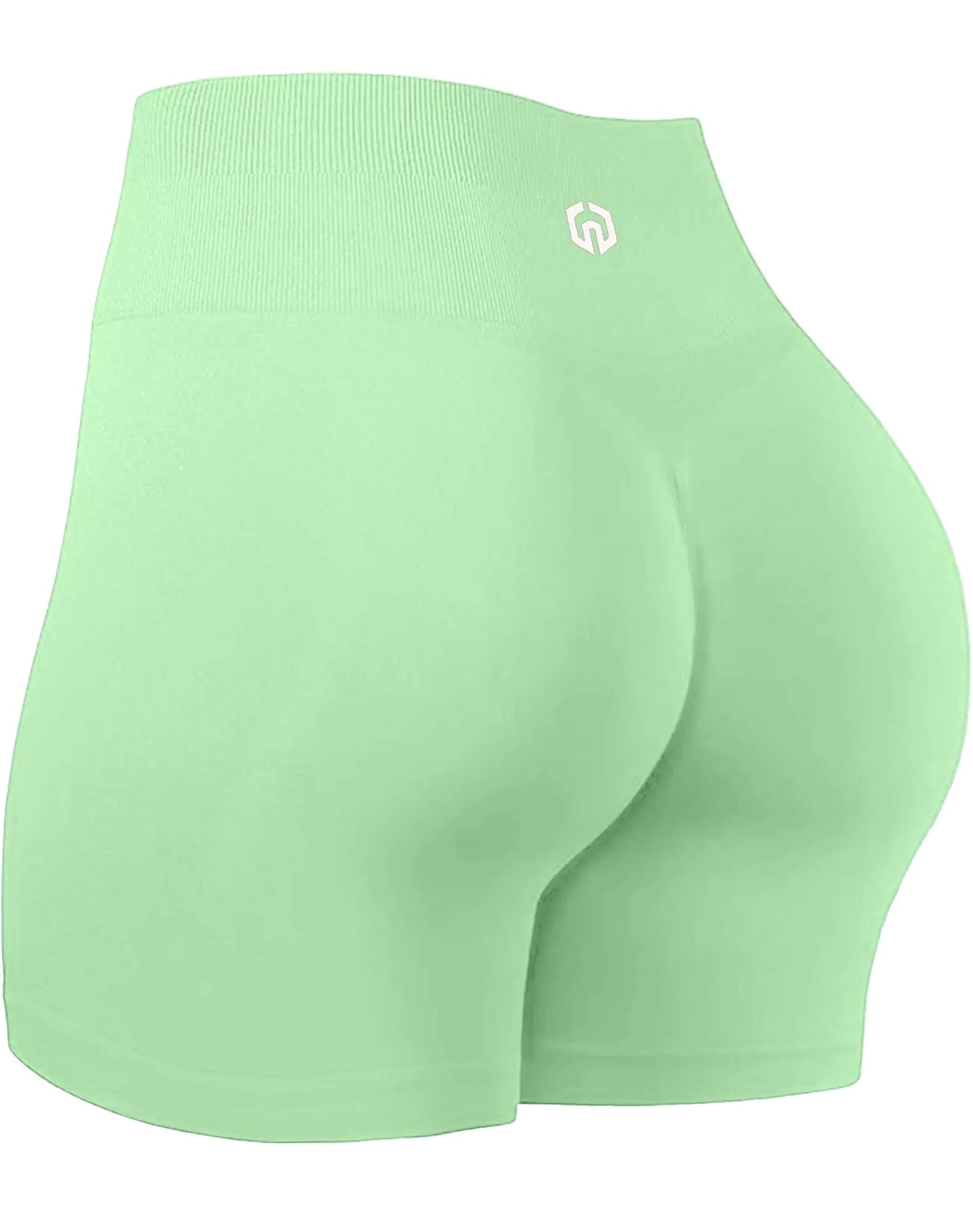 Butty Lift Shorts for Women High Waisted Tummy Control Scrunch Shorts1055GreenUS M