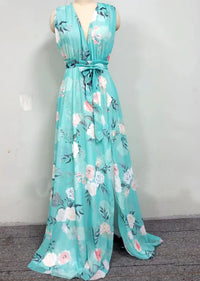 Luxe Flow Chiffon Dress by shapexa