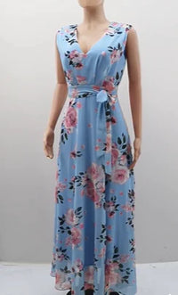 Luxe Flow Chiffon Dress by shapexa