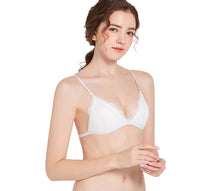 Lace Triangle Cup Sports Bra, Wireless Seamless Bra by shapex