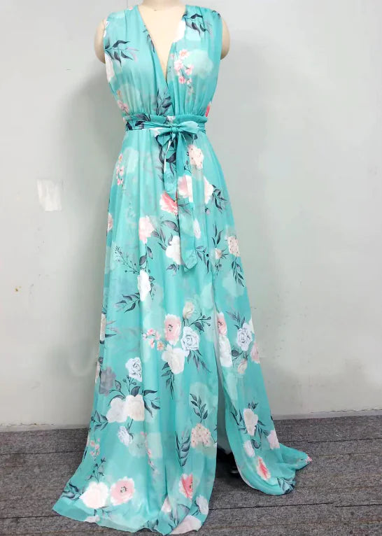 Luxe Flow Chiffon Dress by shapexa